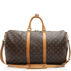 Louis Vuitton Monogram Canvas Keepall Bandouliere 50 Duffle