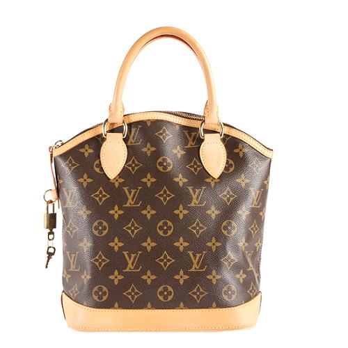 Louis Vuitton Monogram Canvas Lockit Satchel Bag