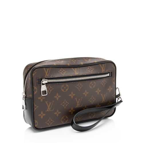 Louis Vuitton Monogram Canvas Macassar Clutch