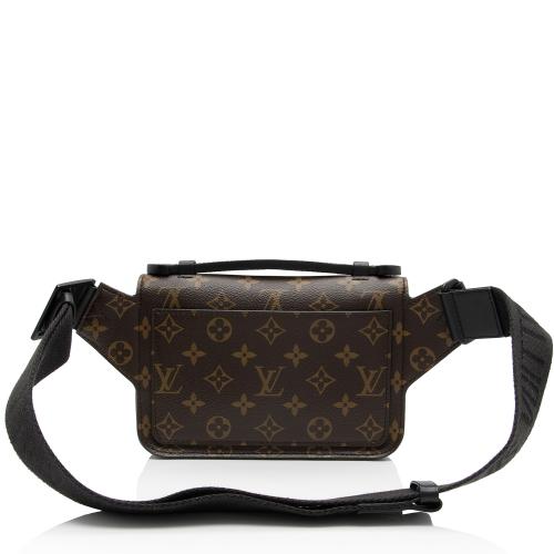 Louis Vuitton Monogram Canvas Macassar S Lock Sling Bag