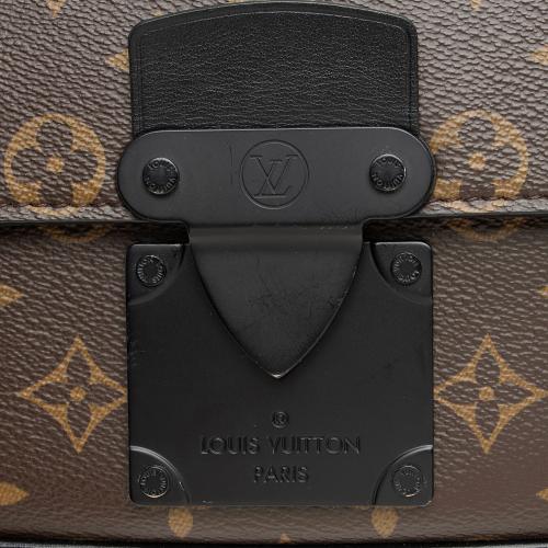 Louis Vuitton Monogram Canvas Macassar S Lock Sling Bag