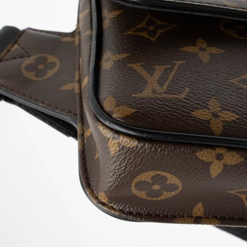 Louis Vuitton Monogram Canvas Macassar S Lock Sling Bag