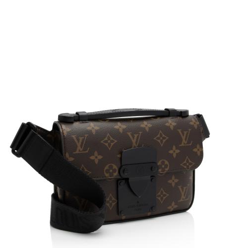 Louis Vuitton Monogram Canvas Macassar S Lock Sling Bag