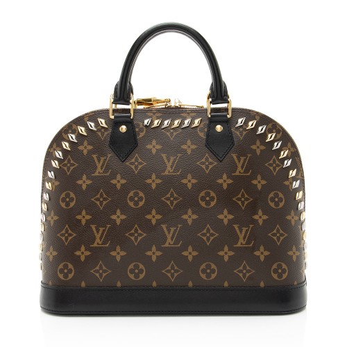 Louis Vuitton Monogram Canvas Metal Stones Alma PM Satchel