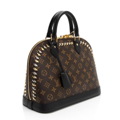 Louis Vuitton Monogram Canvas Metal Stones Alma PM Satchel