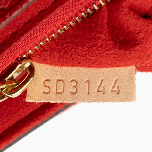 Louis Vuitton Monogram Canvas Pallas Chain Shoulder Bag