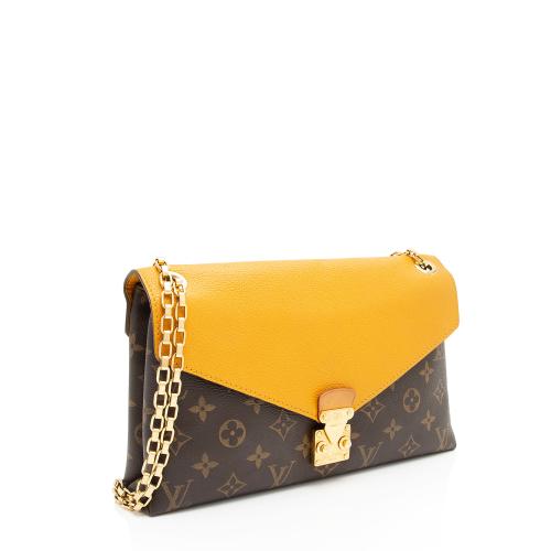 Louis Vuitton Monogram Canvas Pallas Chain Shoulder Bag