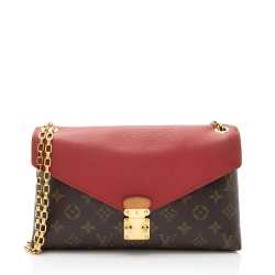 Louis Vuitton Monogram Canvas Pallas Chain Shoulder Bag