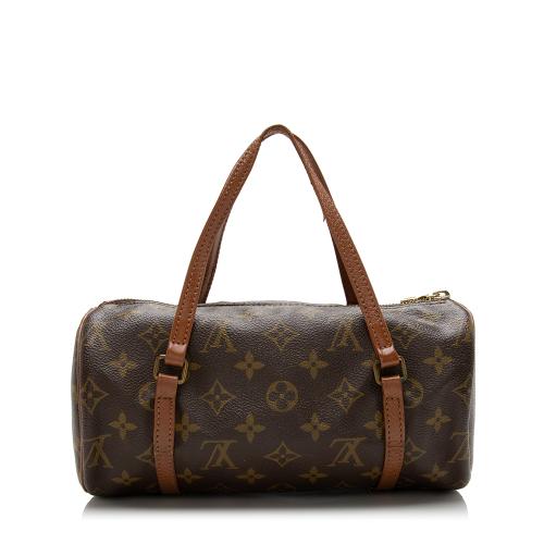 Louis Vuitton Vintage Monogram Canvas Papillon 26 Satchel