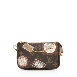 Louis Vuitton Monogram Canvas Patches Mini Pochette Accessoires