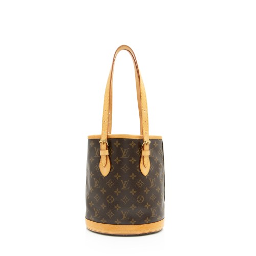 Louis Vuitton Monogram Canvas Petit Bucket Tote