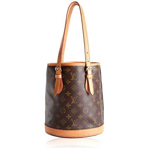 Louis Vuitton Vintage Monogram Canvas Petit Bucket Tote