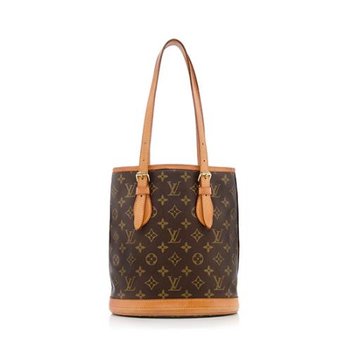 Louis Vuitton Monogram Canvas Petit Bucket Tote