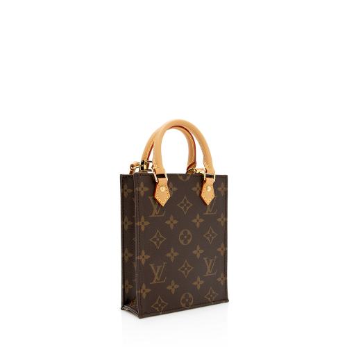 Louis Vuitton Monogram Canvas Petit Sac Plat Shoulder Bag