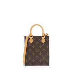 Louis Vuitton Monogram Canvas Petit Sac Plat Shoulder Bag