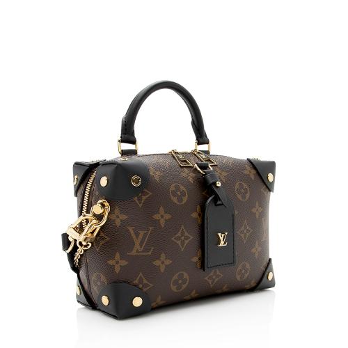 Louis Vuitton Monogram Canvas Petite Malle Souple Satchel