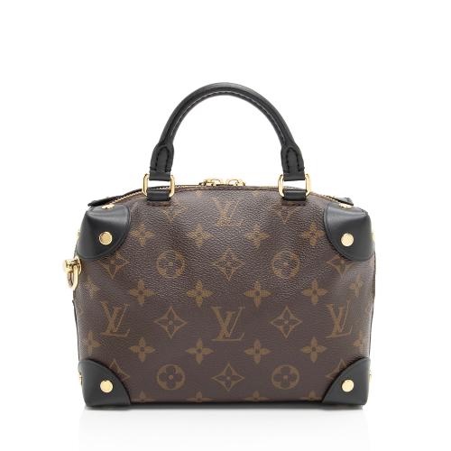 Louis Vuitton Monogram Canvas Petite Malle Souple Satchel