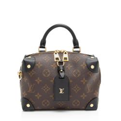 Louis Vuitton Monogram Canvas Petite Malle Souple Satchel