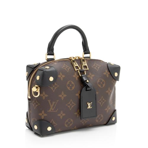 Louis Vuitton Monogram Canvas Petite Malle Souple Satchel