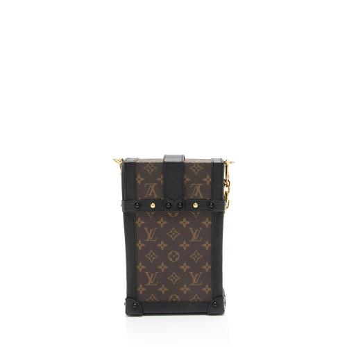 Louis Vuitton Monogram Canvas Pochette Trunk Vertical Shoulder Bag