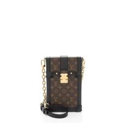 Louis Vuitton Monogram Canvas Pochette Trunk Vertical Shoulder Bag