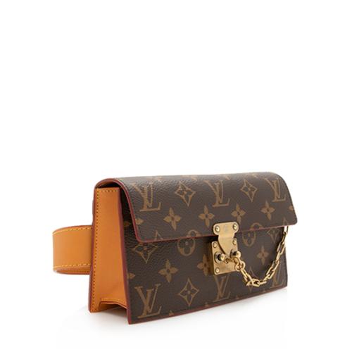 Louis Vuitton Monogram Canvas S Lock Belt Bag