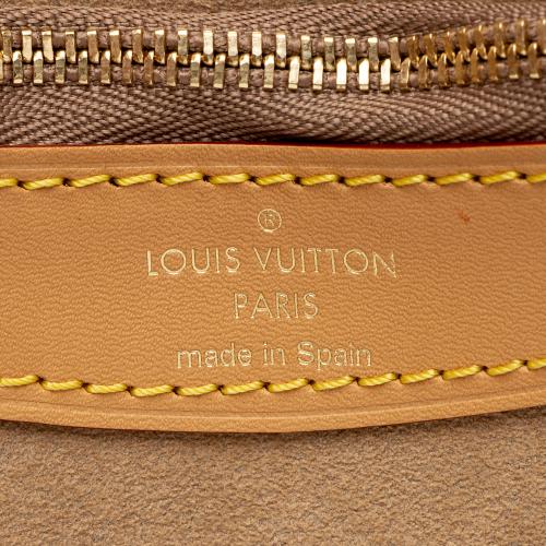 Louis Vuitton Monogram Canvas Shearling Cozygram Diane Satchel