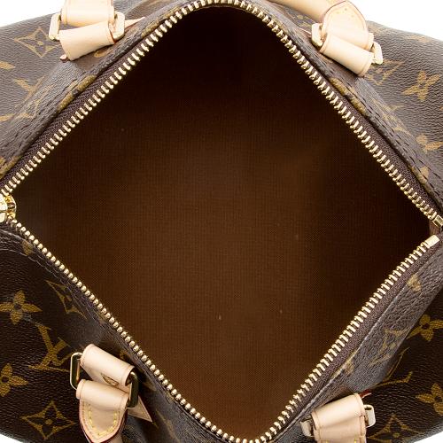 Louis Vuitton Monogram Canvas Speedy 25 Satchel 