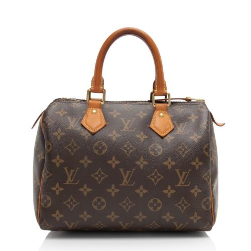 Louis Vuitton Monogram Canvas Speedy 25 Satchel