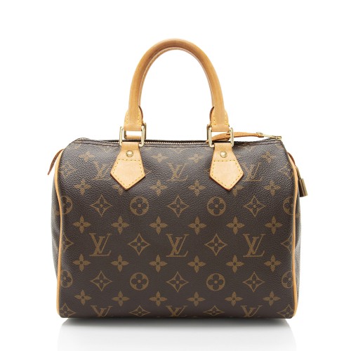 Louis Vuitton Monogram Canvas Speedy 25 Satchel