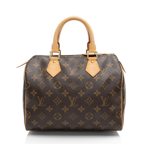 Louis Vuitton Monogram Canvas Speedy 25 Satchel