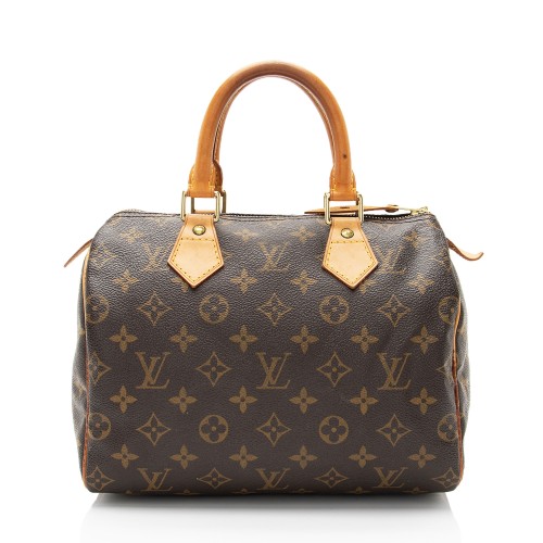 Louis Vuitton Monogram Canvas Speedy 25 Satchel