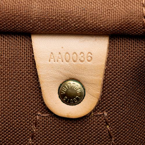 Louis Vuitton Monogram Canvas Speedy 30 Satchel