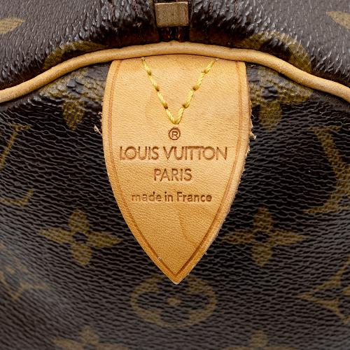 Louis Vuitton Monogram Canvas Speedy 30 Satchel