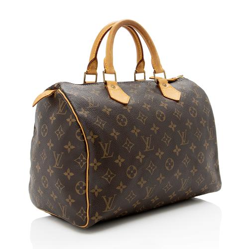 Louis Vuitton Monogram Canvas Speedy 30 Satchel