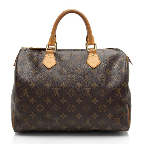 Louis Vuitton Monogram Canvas Speedy 30 Satchel