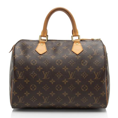 Louis Vuitton Monogram Canvas Speedy 30 Satchel