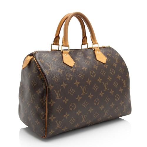 Louis Vuitton Monogram Canvas Speedy 30 Satchel