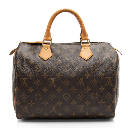 Louis Vuitton Monogram Canvas Speedy 30 Satchel