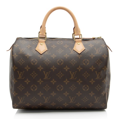 Louis Vuitton Monogram Canvas Speedy 30 Satchel