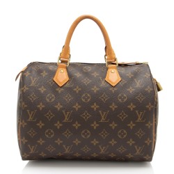 Louis Vuitton Monogram Canvas Speedy 30 Satchel