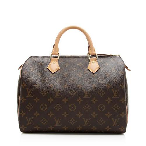 Louis Vuitton Monogram Canvas Speedy 30 Satchel