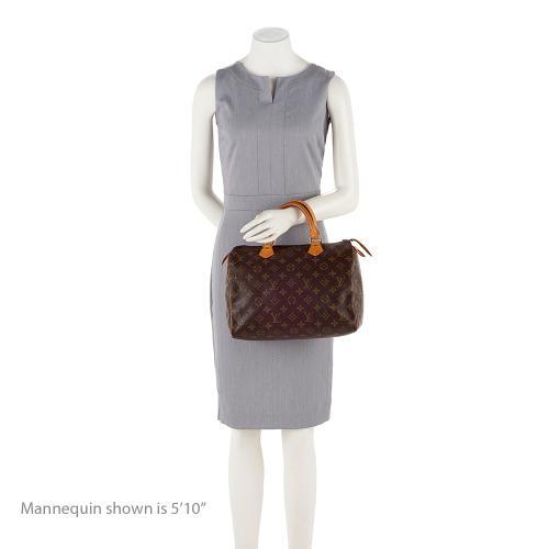 Louis Vuitton Monogram Canvas Speedy 30 Satchel