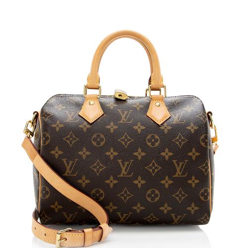 Louis Vuitton Monogram Canvas Speedy Bandouliere 25 Satchel