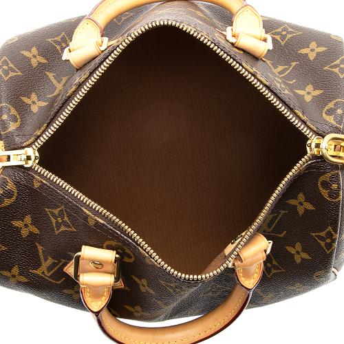 Louis Vuitton Monogram Canvas Speedy Bandouliere 25 Satchel