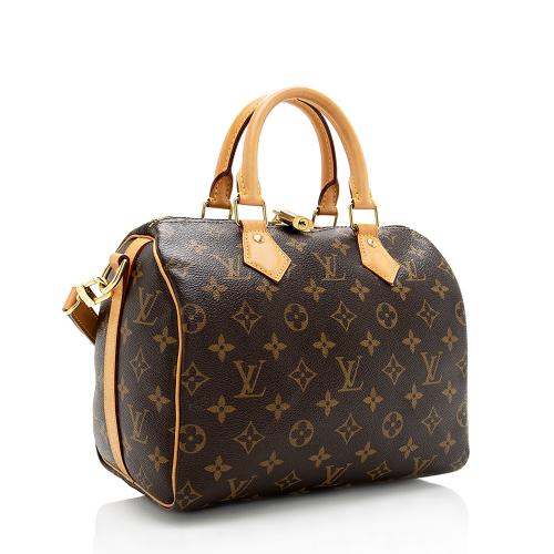 Louis Vuitton Monogram Canvas Speedy Bandouliere 25 Satchel