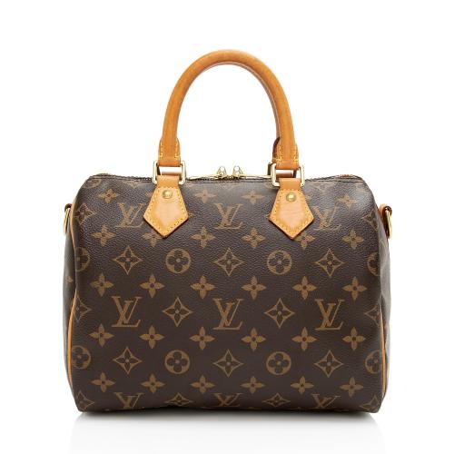 Louis Vuitton Monogram Canvas Speedy Bandouliere 25 Satchel