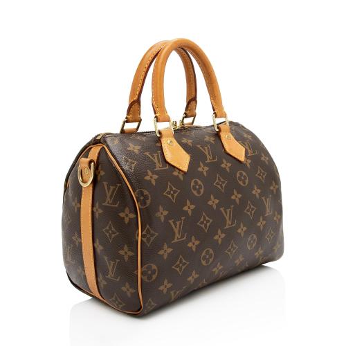 Louis Vuitton Monogram Canvas Speedy Bandouliere 25 Satchel