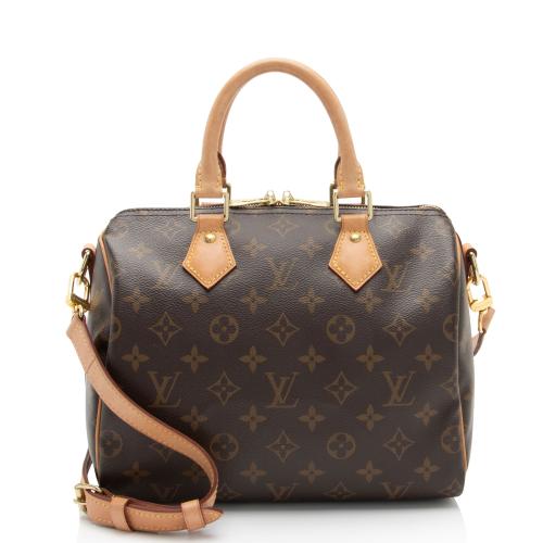 Louis Vuitton Monogram Canvas Speedy Bandouliere 25 Satchel