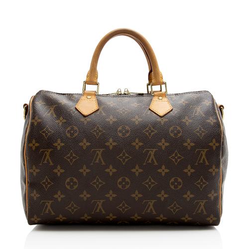 Louis Vuitton Monogram Canvas Speedy Bandouliere 30 Satchel